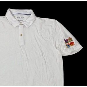 Peter Millar Seaside XL White Polo Shirt
